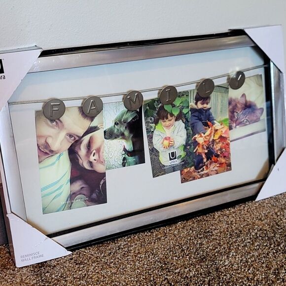 💥 NIB! Reminisce Photo Art Display/Framed - Picture 1 of 5